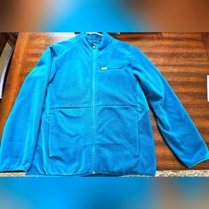FIGS Pacific Blue On-Shift fleece jacket